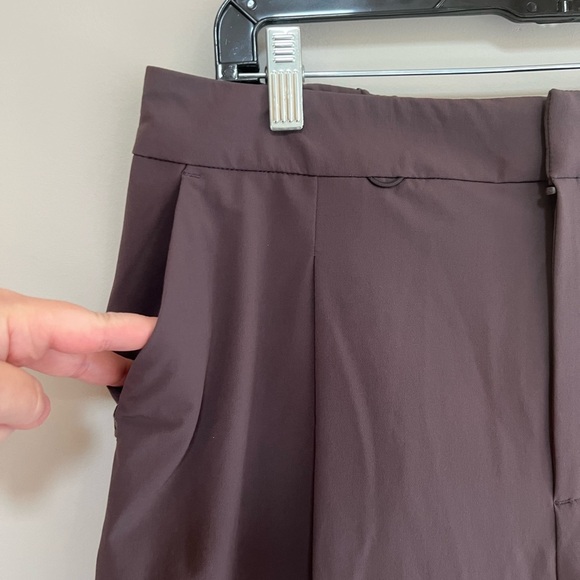 NWT FIGS PRO High Waisted Wide Leg Trouser, Dark Brown, size LP - Picture 5 of 11